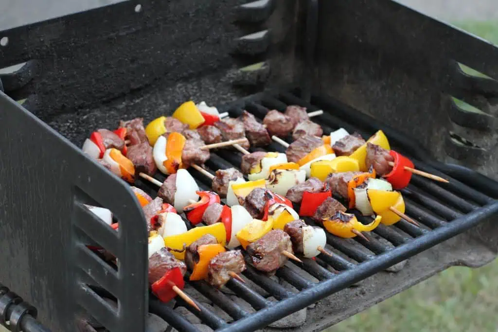 Espetinho de Carne na Grelha